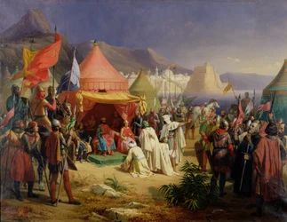 Die Einnahme von Tripolis, April 1102, 1842